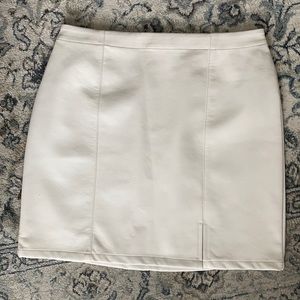 White Mini Skirt